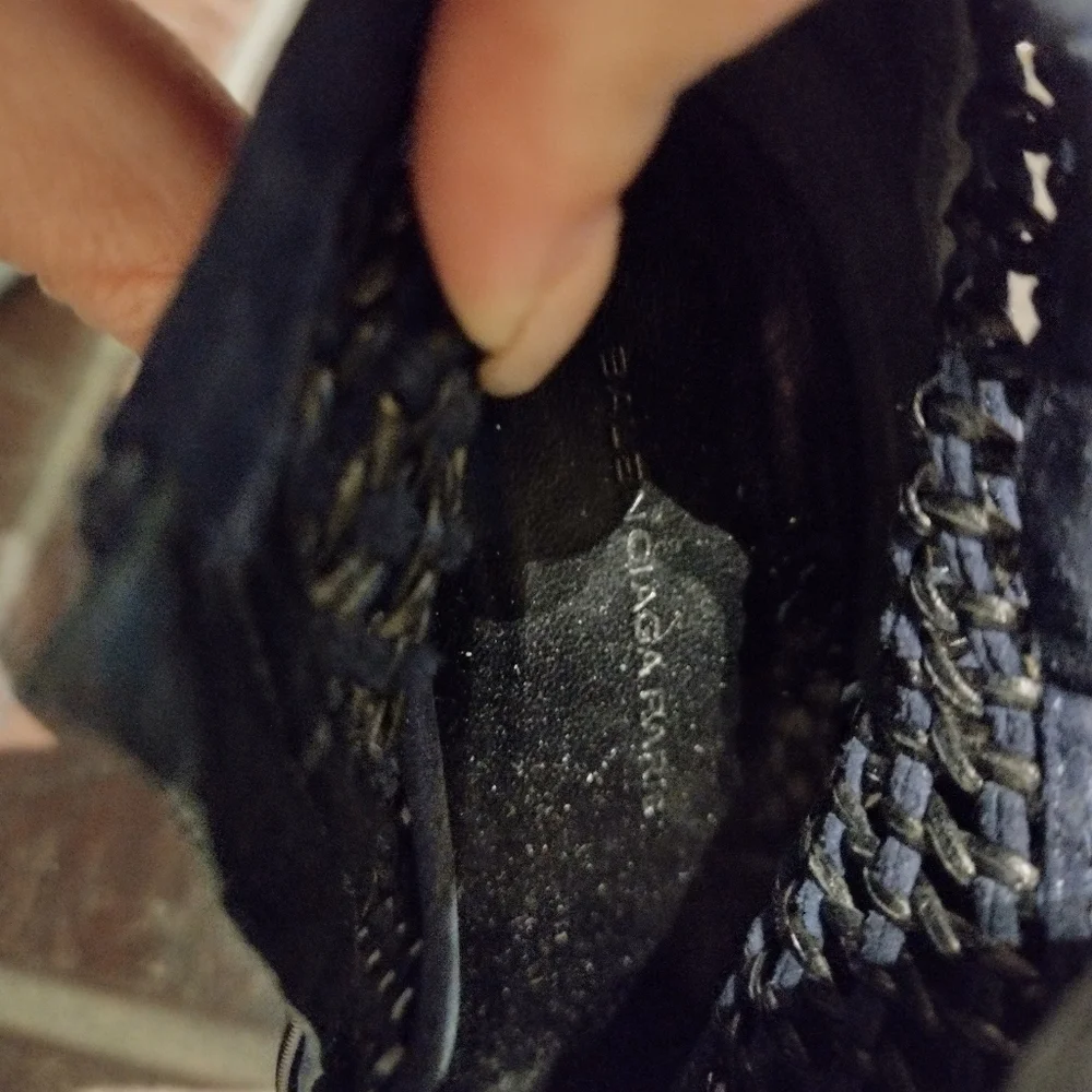 Balenciaga kickass suede leather mesh and bow ankle detail boots size 8 - Picture 6 of 8